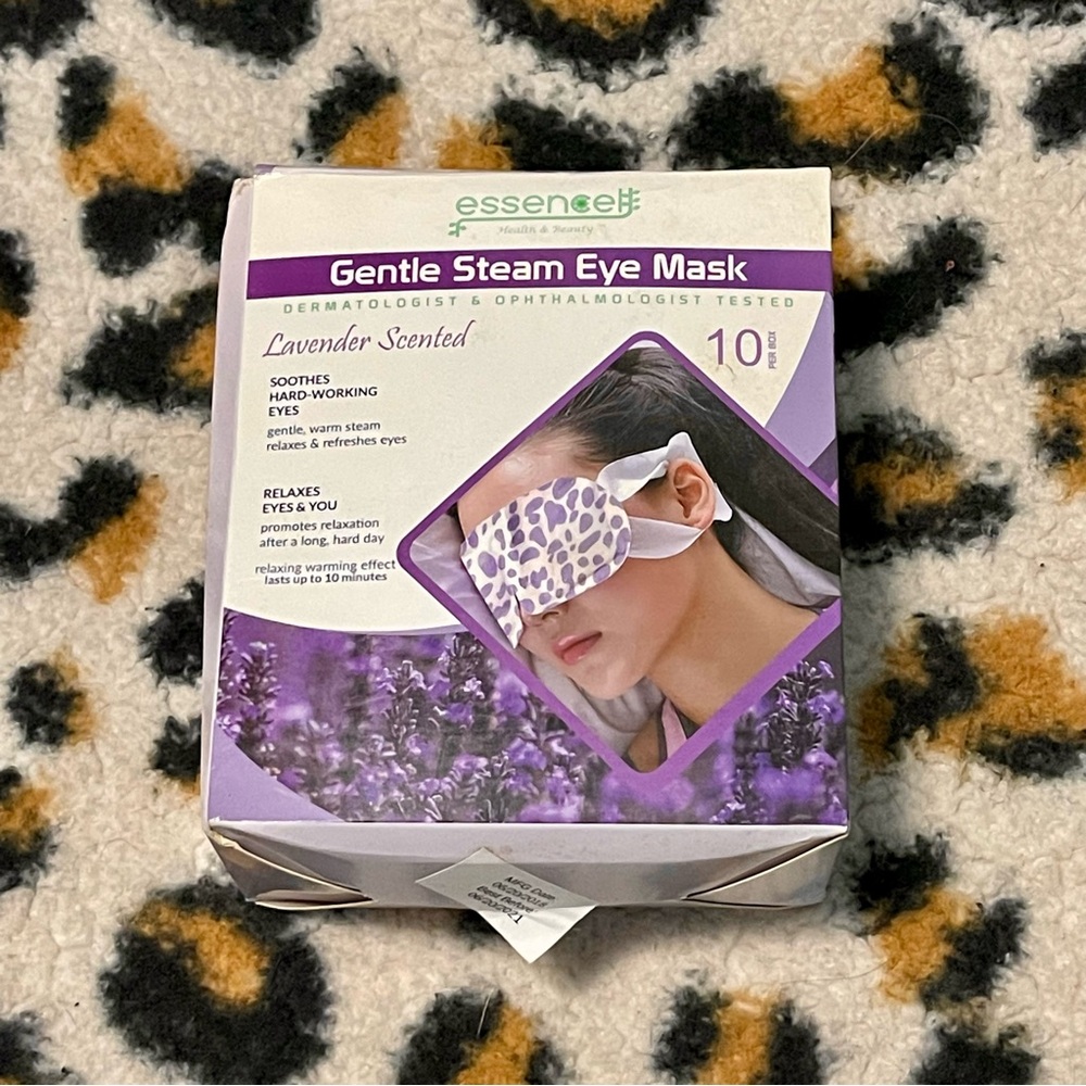 Essencell Gentle Steam Eye Mask Lavender Scented – 10 Pack NIB